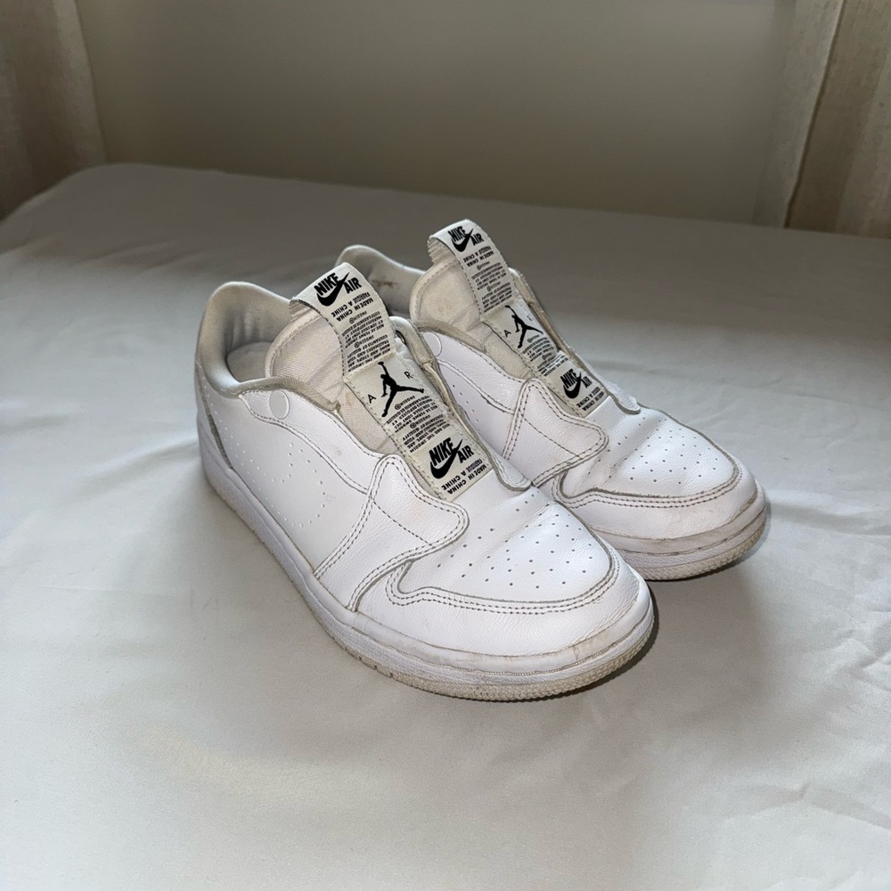 Nike Air Jordan White Low-Top Sneakers